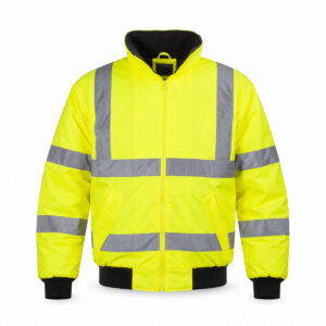 Yellow-Hi-Vis-Bomber-Jacket