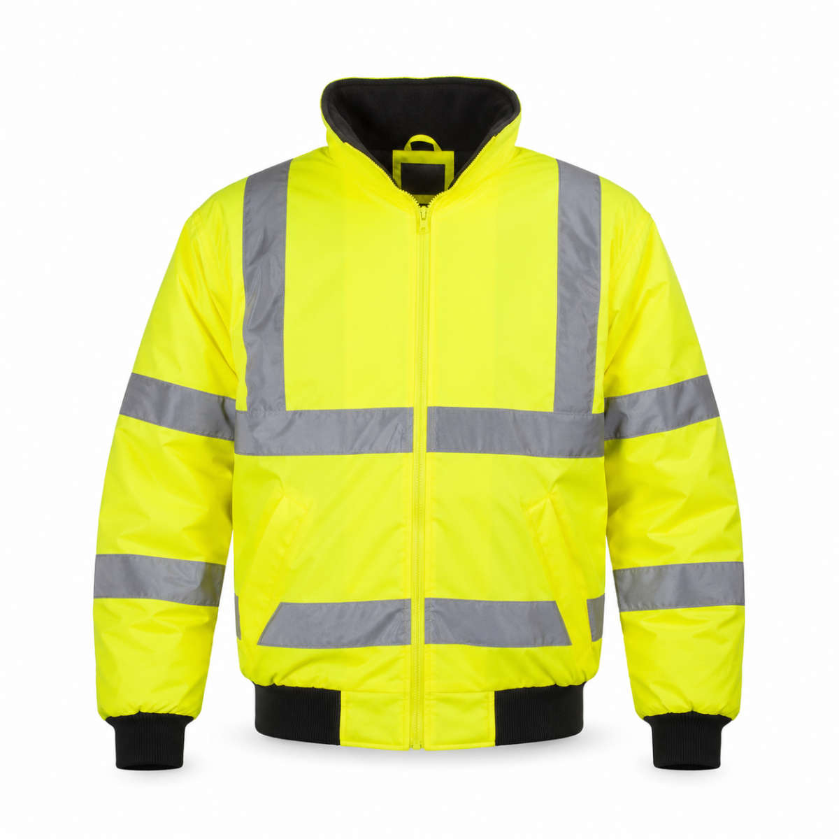 Yellow-Hi-Vis-Bomber-Jacket